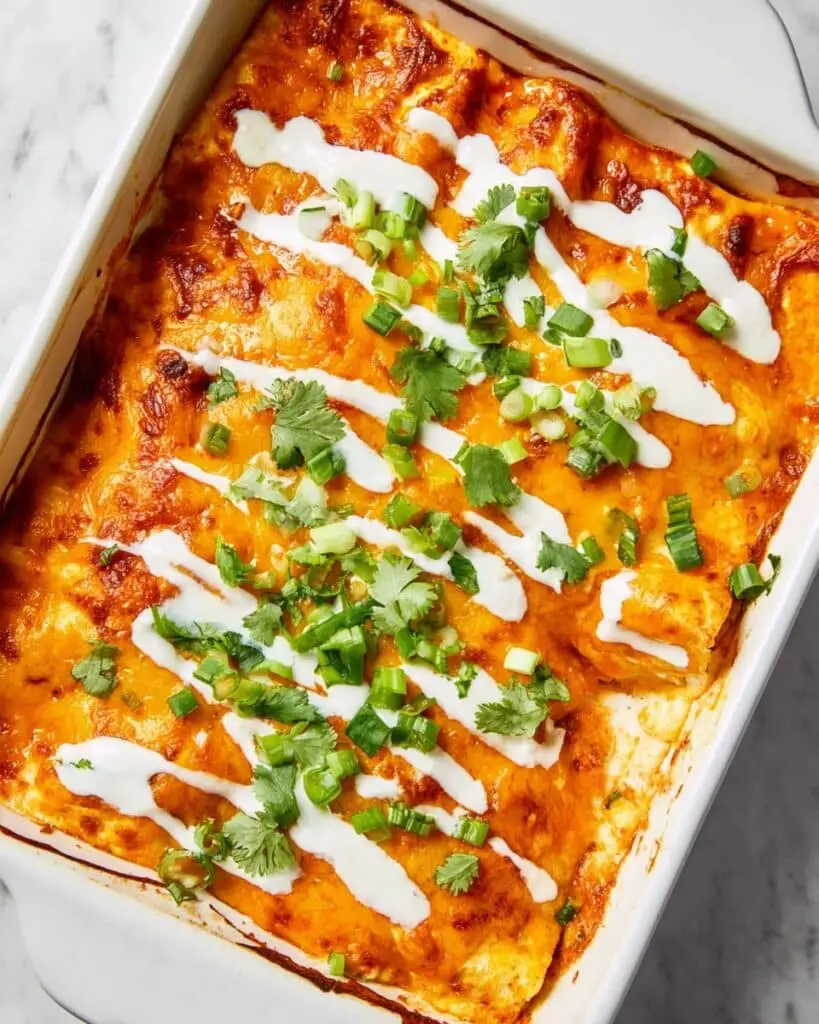 Buffalo Chicken Enchiladas Recipe