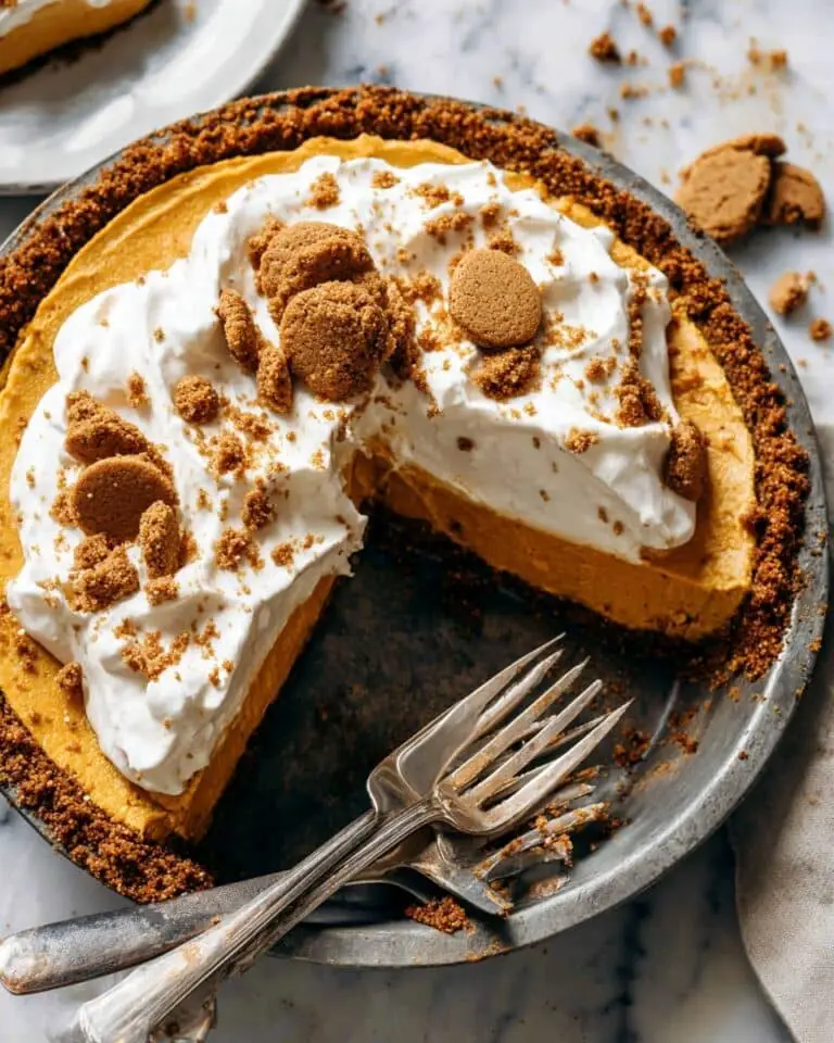 No Bake Pumpkin Cookie Pie Recipe