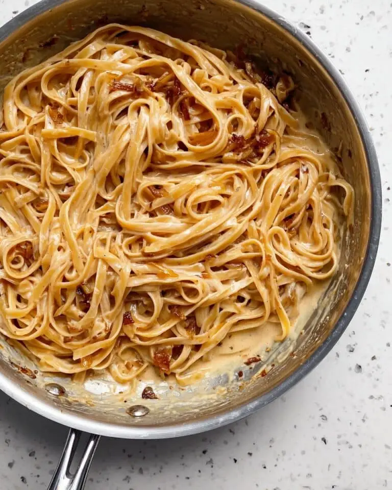 Creamy Caramelized Onion Pasta Recipe