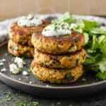 Baked Tuna Cakes with Avocado and Cilantro Recipe