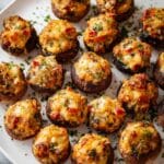 Stuffed Mushrooms with Ricotta, Spinach, and Parmesan Recipe