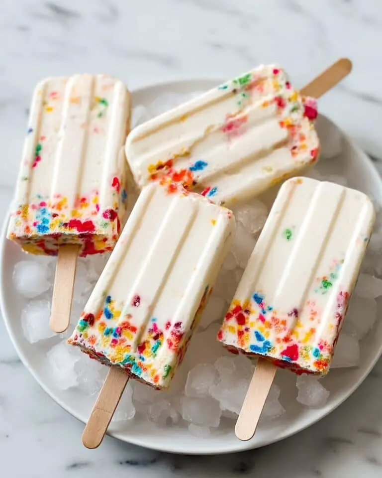 Cereal Milk Yogurt Popsicles Recipe