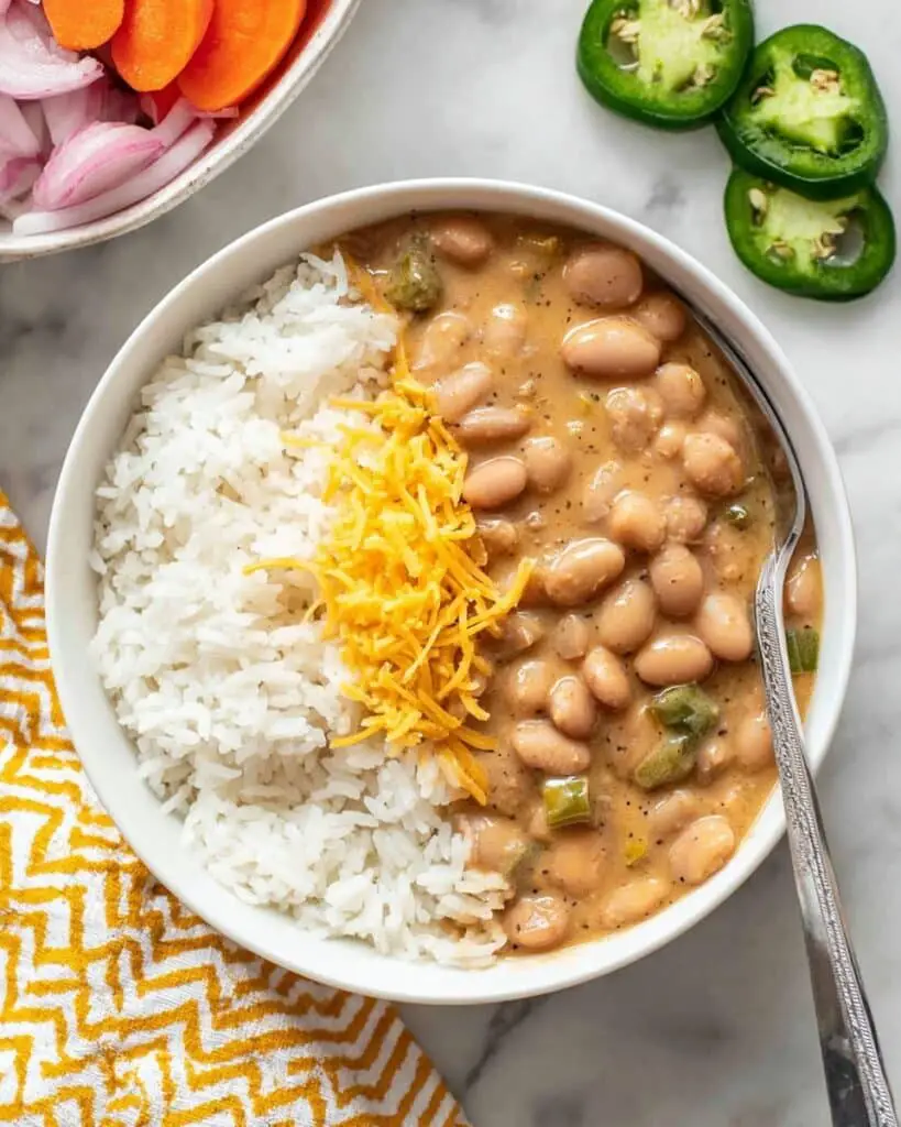 Cheesy Pinto Beans Recipe