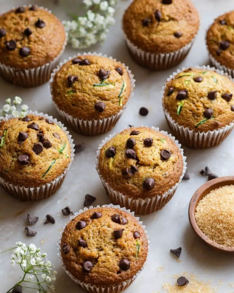 Chocolate Chip Zucchini Muffins Recipe