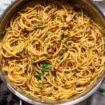 Vegan Caramelized Onion Pasta with Sun-Dried Tomatoes and Coconut Milk Recipe