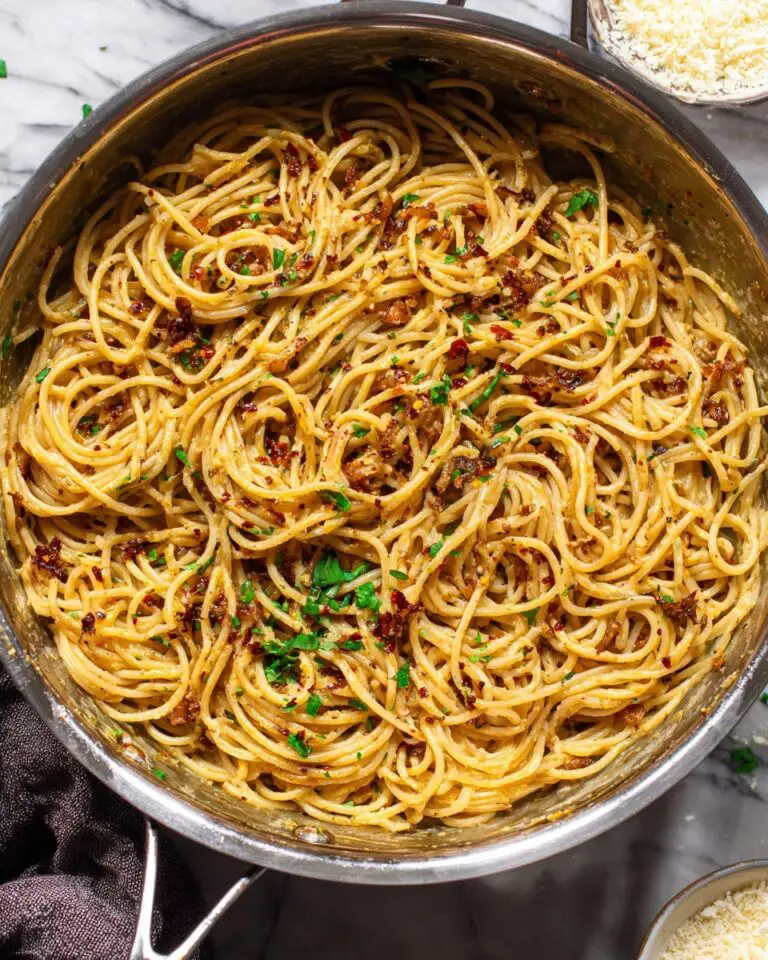 Vegan Caramelized Onion Pasta with Sun-Dried Tomatoes and Coconut Milk Recipe