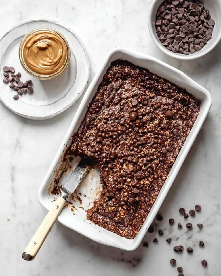 Baked Chocolate Brownie Oatmeal Recipe