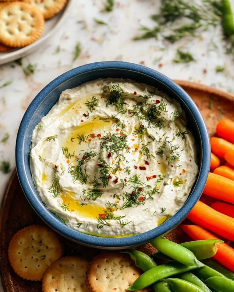 Roasted Garlic Whipped Feta Dip Recipe
