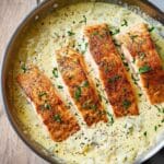 Salmon with Artichoke Orzo Recipe