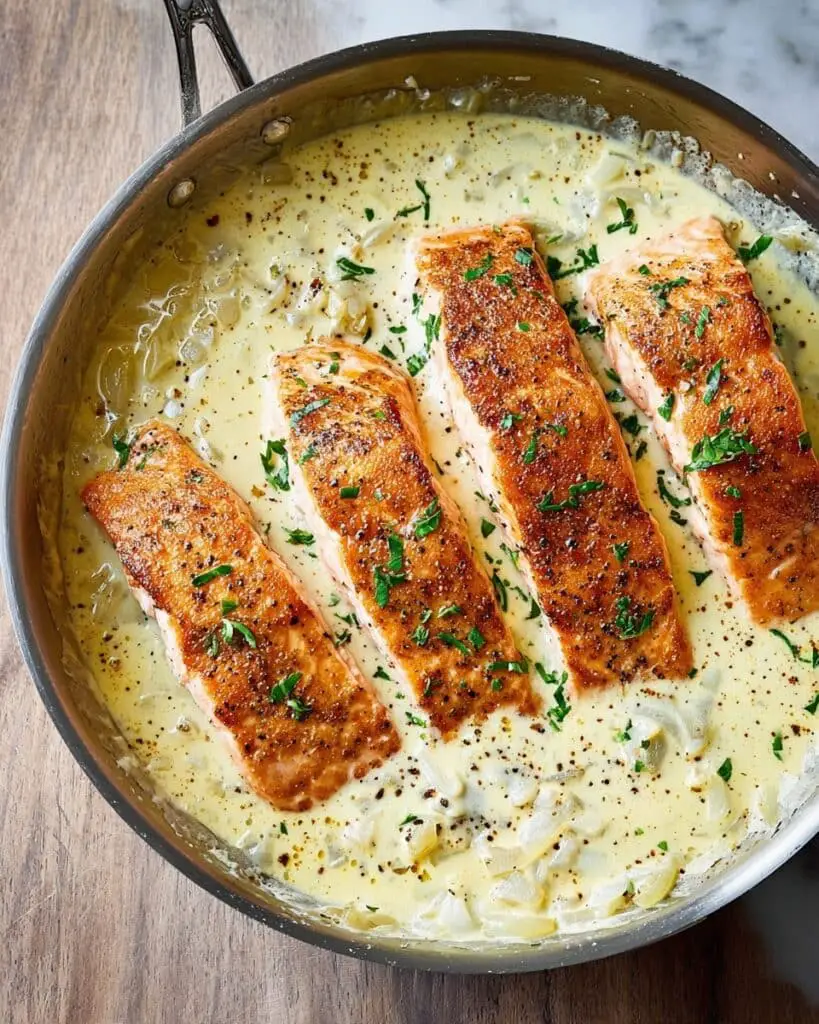 Salmon with Artichoke Orzo Recipe