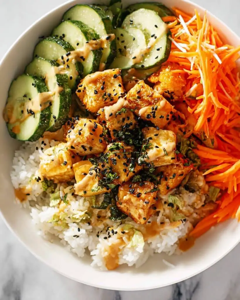Sesame Salmon Sushi Bowl Recipe