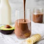 5-Minute Chocolate Avocado Banana Smoothie Recipe