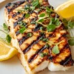 Grilled Honey-Garlic Lemon Halibut Recipe