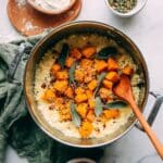 Creamy Vegan Butternut Squash Risotto in the Instant Pot Recipe