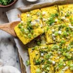 Sheet Pan Eggs with Feta and Fresh Herbs Recipe