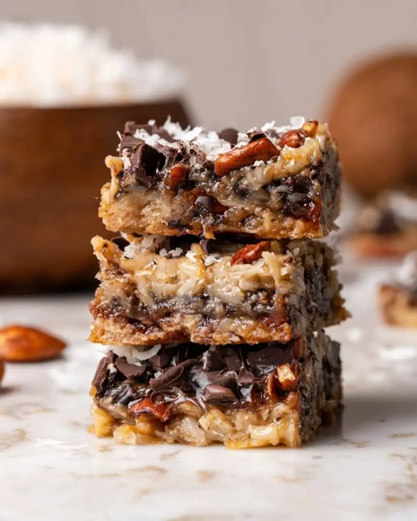 5-Ingredient Chocolate Coconut Bars Recipe