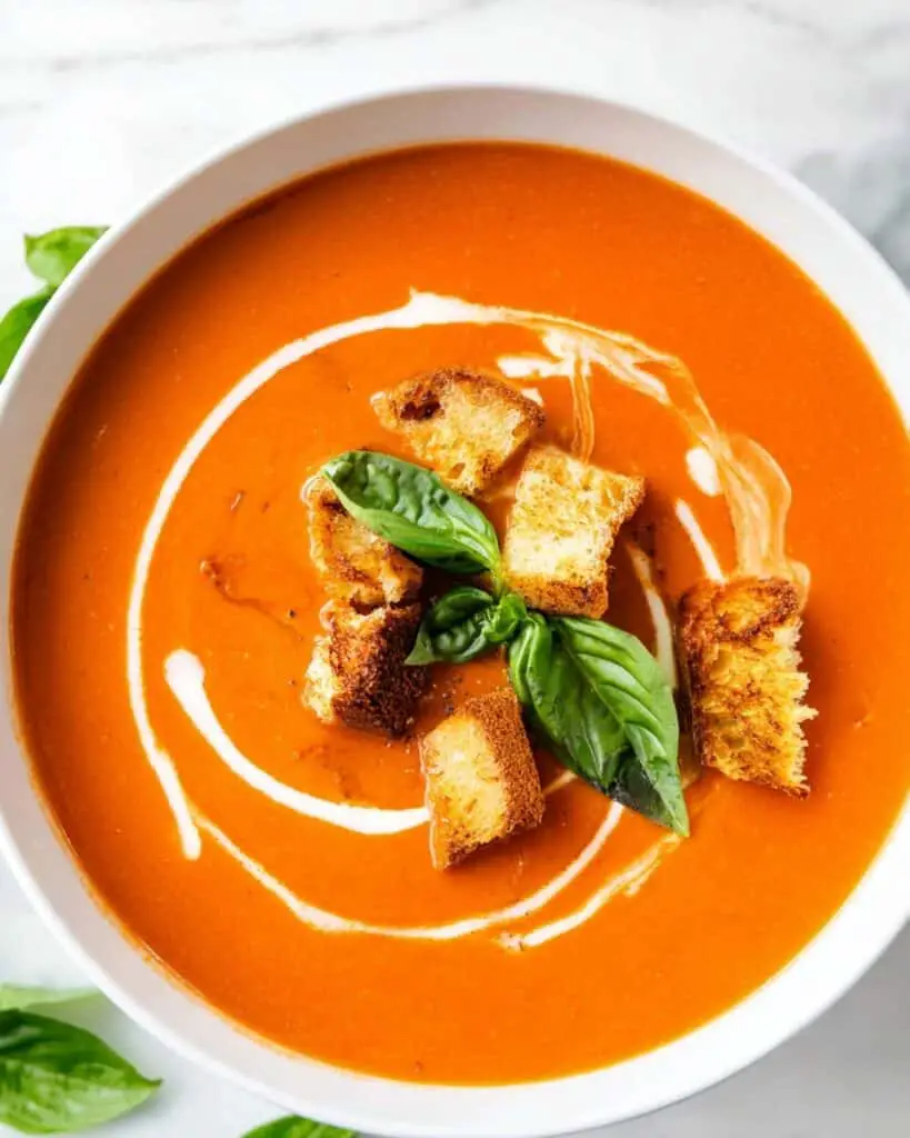 Easy Roasted Tomato Soup Recipe