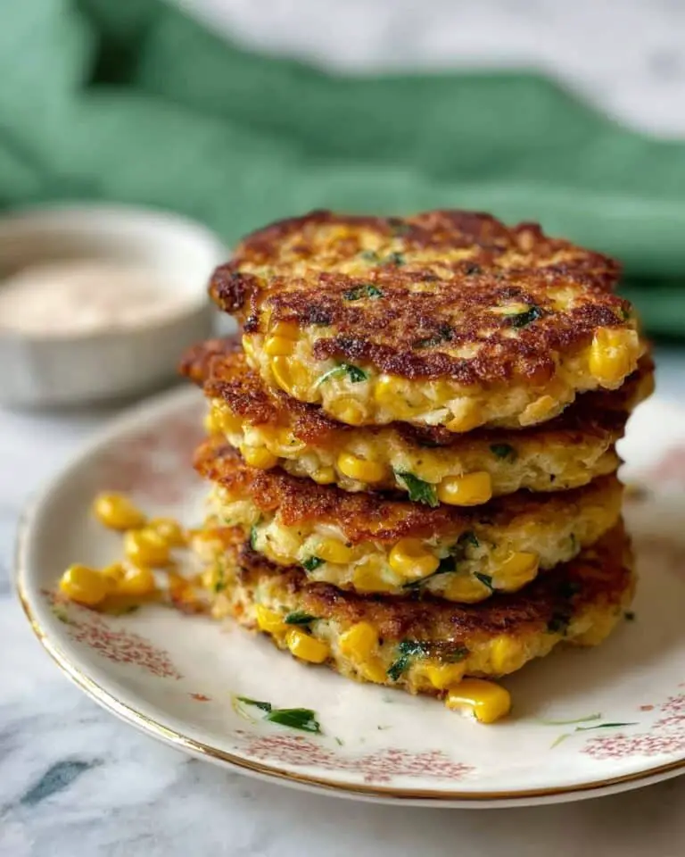 Corn Fritters with Avocado, Sour Cream, and Sweet Chilli Sauce Recipe