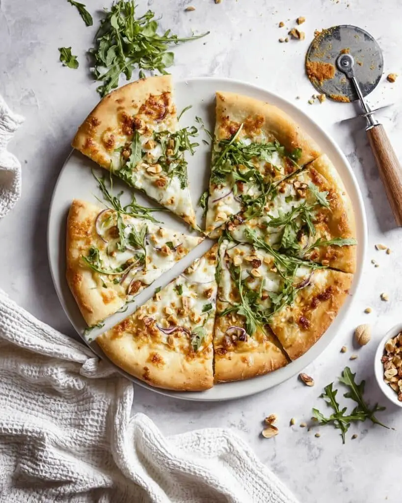 Burrata Pistachio White Pizza Recipe