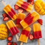 Strawberry Mango Popsicles Recipe