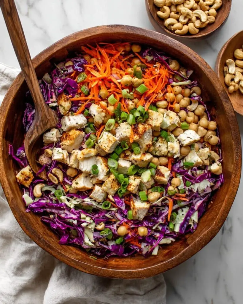 Sesame Chicken and Chickpea Salad Recipe
