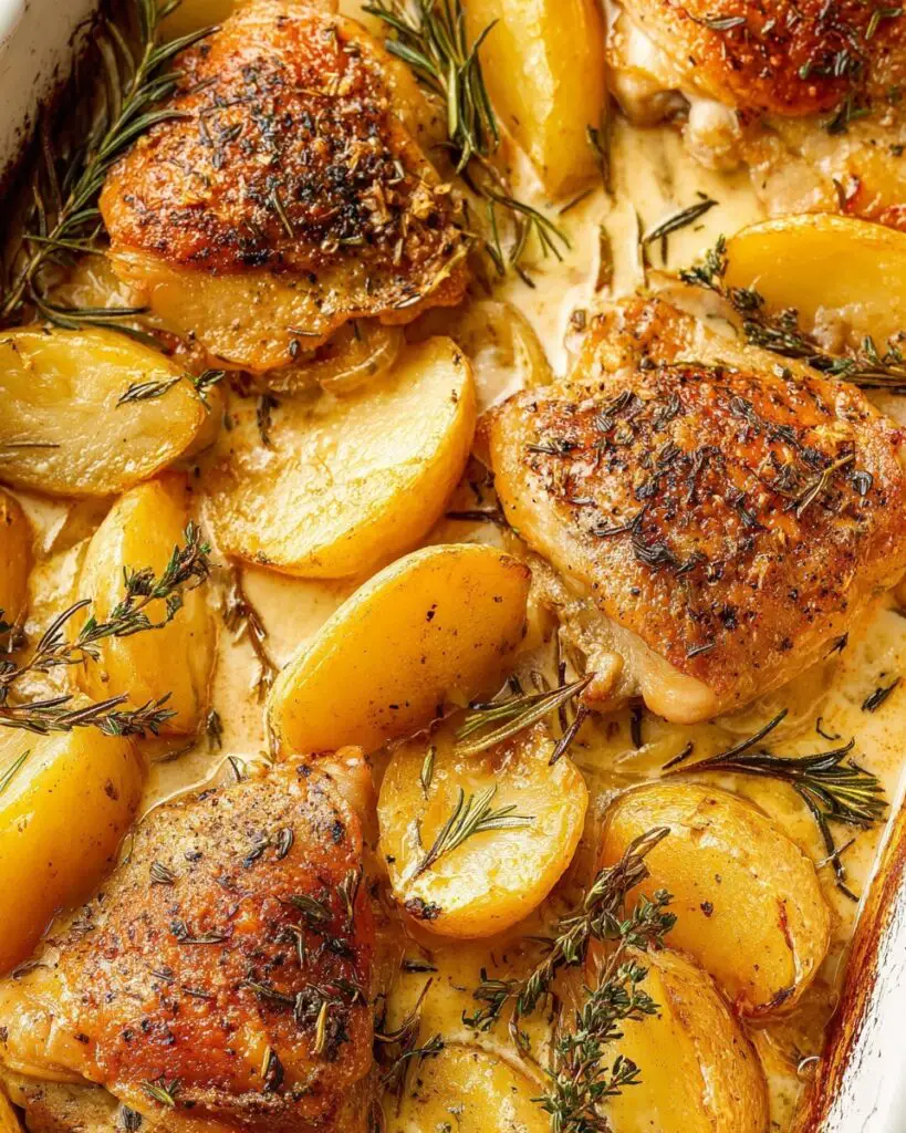 Sheet Pan Baked Chicken and Potatoes Recipe