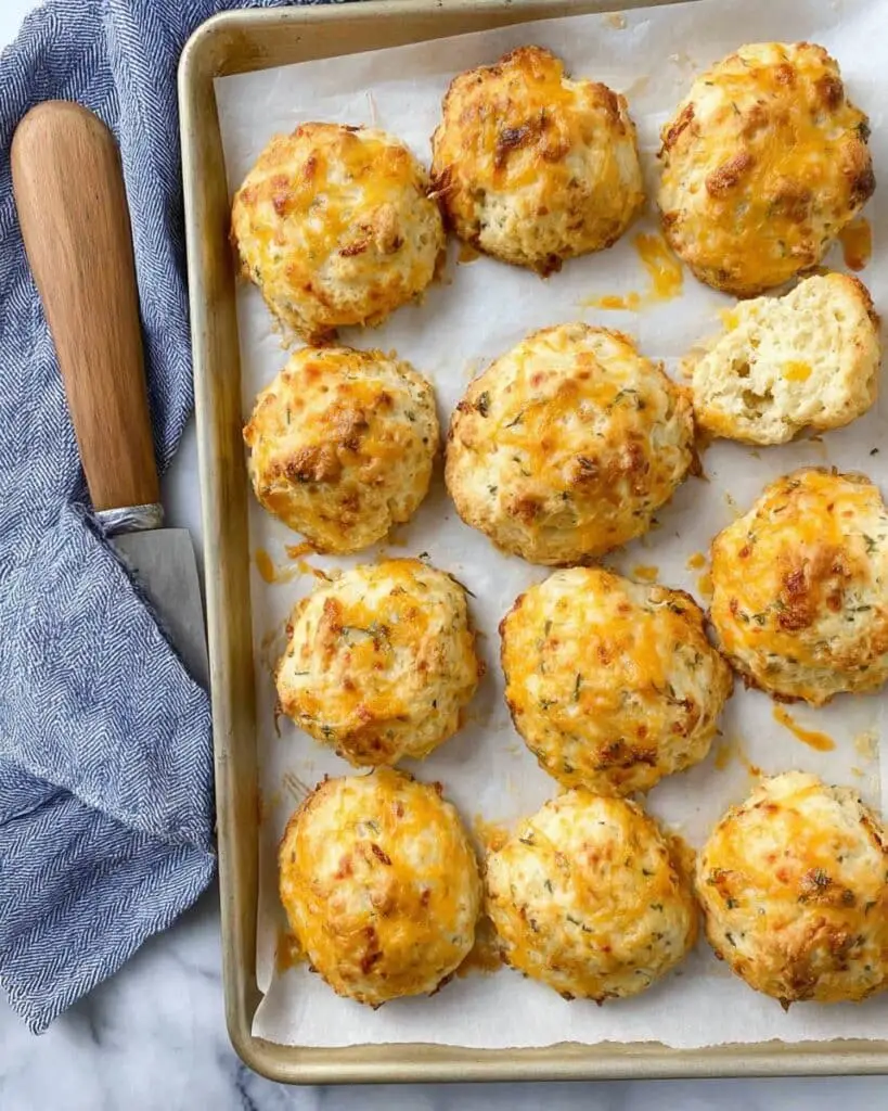 Sourdough Cheddar Biscuits Recipe