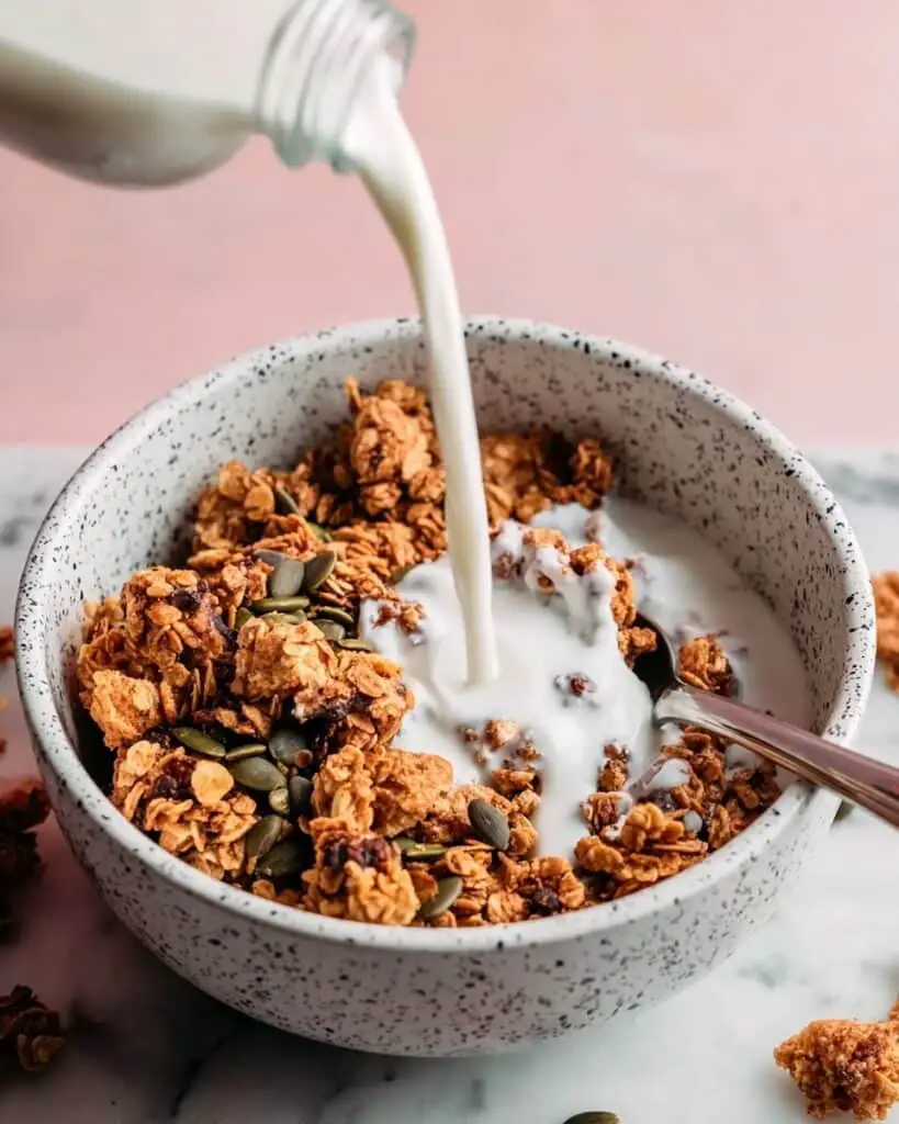 Peanut Butter Cookie Granola (Naturally Sweetened) Recipe