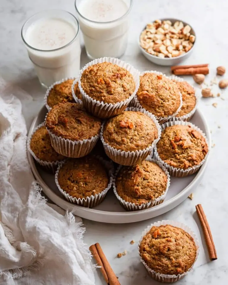 Carrot Cake Muffins with Cream Cheese Frosting Recipe