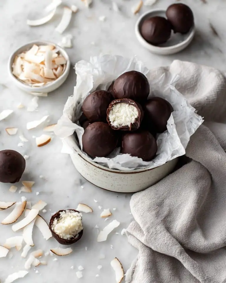 No-Bake Chocolate Coconut Balls Recipe