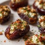 Air Fryer Brie Stuffed Dates Recipe