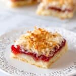 Raspberry Coconut Bars Recipe