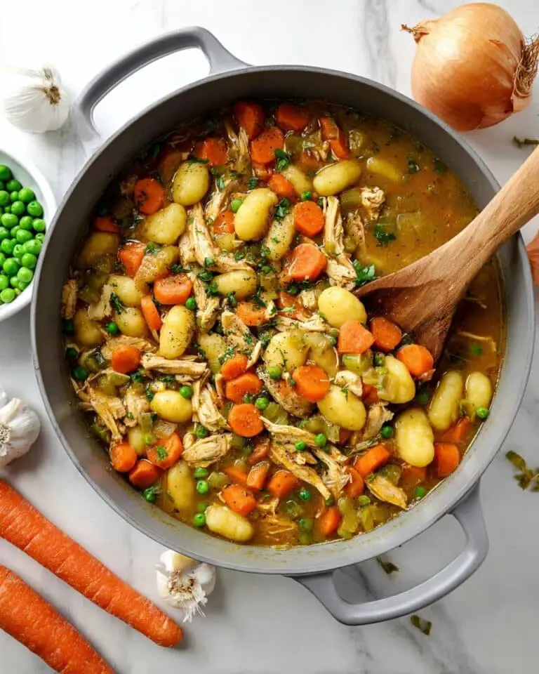 One Pot Chicken Pot Pie Gnocchi Recipe