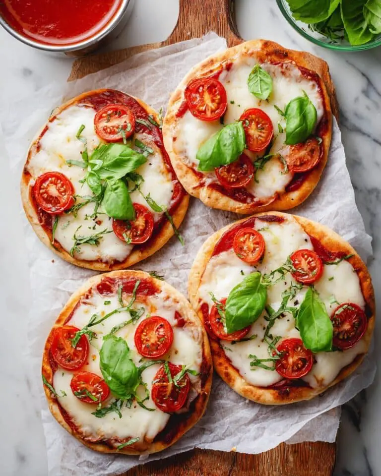 Margherita Flatbread Pizza Recipe