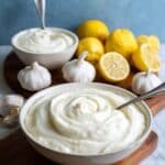 Toum Lebanese Garlic Sauce Recipe
