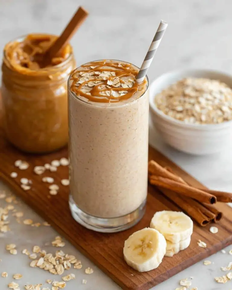 Peanut Butter Oatmeal Smoothie Recipe