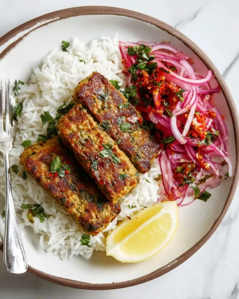30-Minute Chicken Seekh Kebabs (Sheet Pan) Recipe