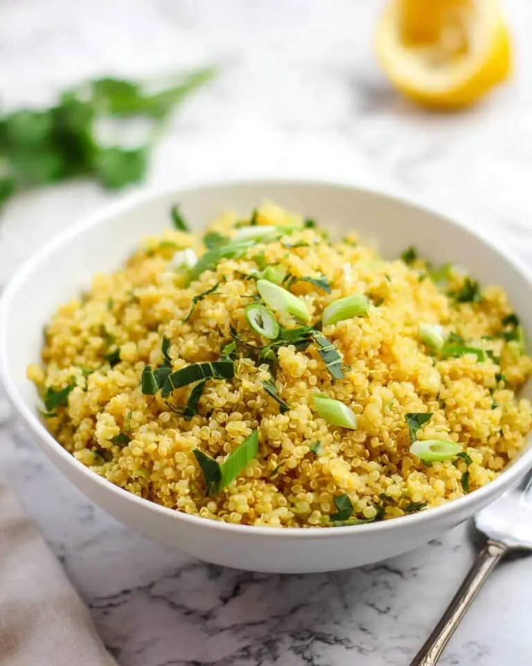 5-Ingredient Lemon Turmeric Quinoa Recipe