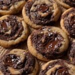 Espresso Brown Butter Chocolate Chip Cookies Marbled with Fudge Brownie Cookies Recipe