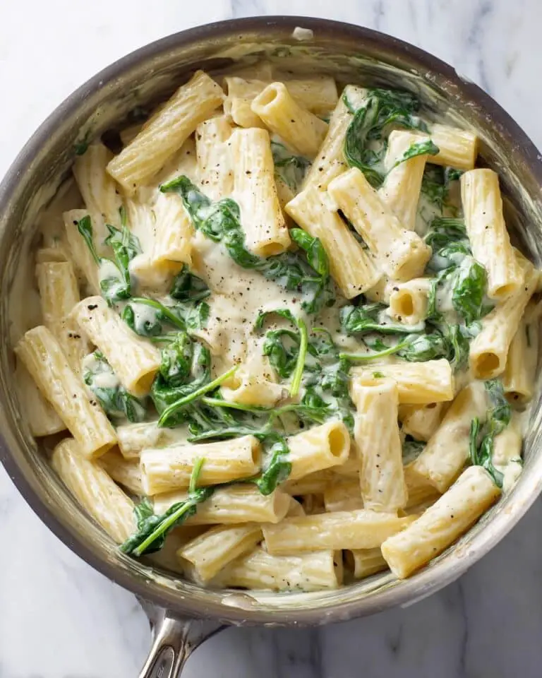 Creamy Spinach Pasta Recipe