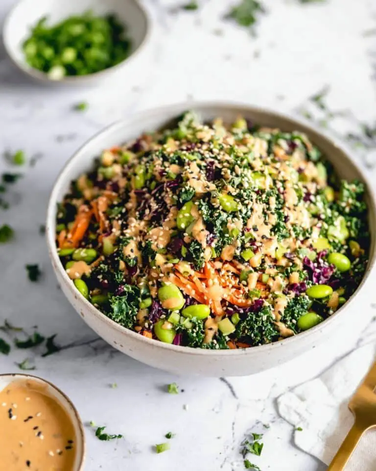 Asian Edamame Peanut Crunch Salad Recipe