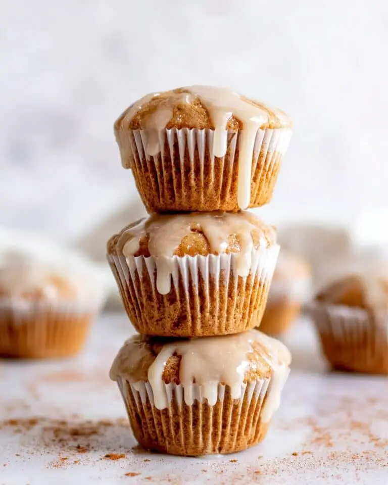 Chai-Spiced Butternut Squash Muffins with Salted Honey Glaze Recipe