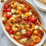 Baked Feta Shrimp and Tomatoes Recipe