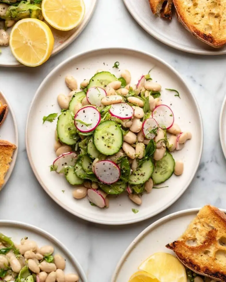 Dilly White Bean Cucumber Salad Recipe