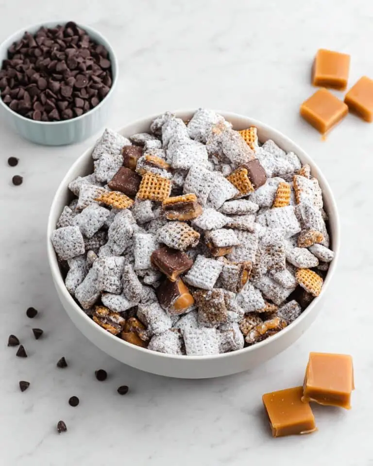 Caramel Puppy Chow Recipe