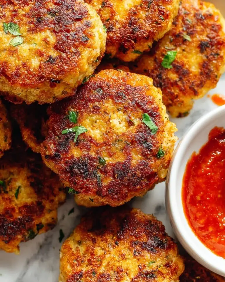 Crispy Juicy Chicken Patties with Cheesy Parmesan and Italian Seasoning Recipe