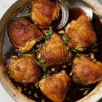 Soy Chicken Thighs with Braised Spice-Soy Sauce Recipe