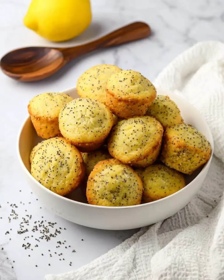 Lemon Chia Seed Mini Muffins Recipe