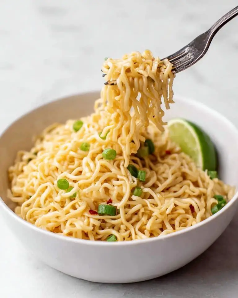 Spicy Peanut Butter Ramen Noodles Recipe