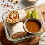 Peanut Chicken Wraps Recipe